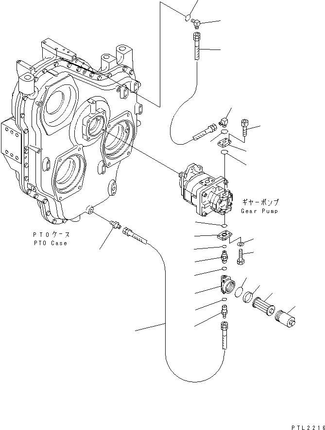 Excavators Komatsu / PC800SE-6 S/N 30001-UP(pc800sec) / POWER TAKE OFF (PIPING) (FILTER)(#30175-30999)(030090 : B0600-03A0A)