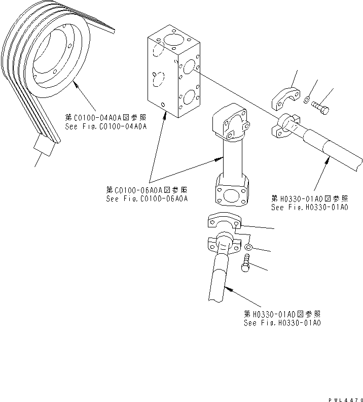 Excavators Komatsu / PC800SE-6 S/N 30001-UP(pc800sec) / COOLING (V-BELT AND FLANGE)(#30200-30999)(060140 : C0100-10A0A)