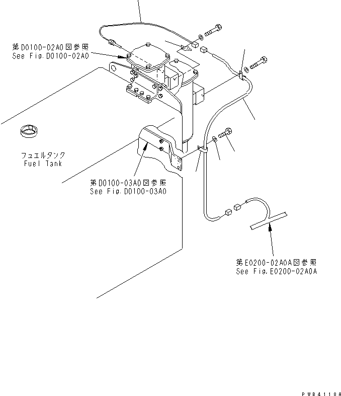 Excavators Komatsu / PC800SE-6 S/N 30001-UP(pc800sec) / FUEL TANK (SENSOR)(#30200-30999)(090080 : D0100-04A0)