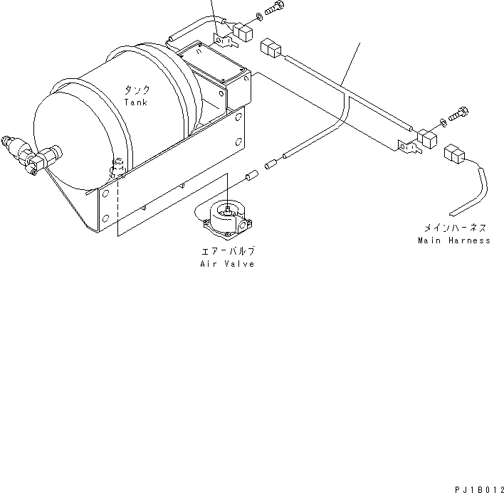 Excavators Komatsu / PC800SE-6 S/N 30001-UP(pc800sec) / AIR SYSTEM (AIR TANK DRAIN) (COLD WEATHER A SPEC.)(#30093-30999)(150090 : G0000-04A2)