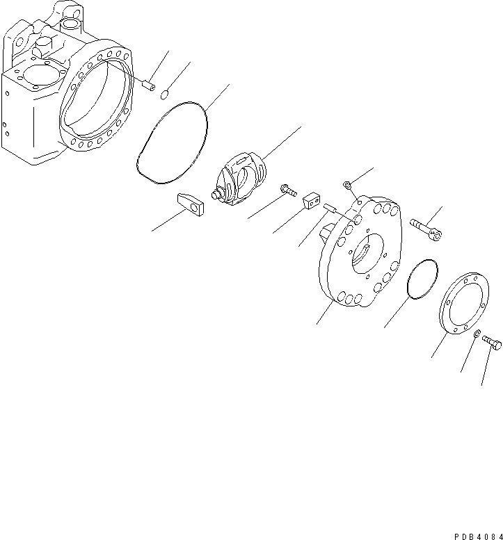 Excavators Komatsu / PC800SE-6 S/N 30001-UP(pc800sec) / MAIN PUMP (9/15) (NO.2 PUMP)(#30001-30174)(480650 : Y1600-29A0)