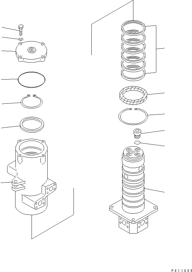 Excavators Komatsu / PC800SE-6 S/N 30001-UP(pc800sec) / SWIVEL JOINT(480850 : Y1627-01A0)