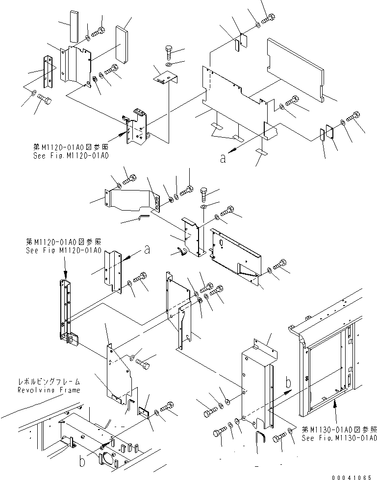 Excavators Komatsu / PC850-8R S/N 60001-UP (W/O EGR)(pc850-1c) / PARTITION (MACHINE CAB) (1/2)(240140 : M1150-01A0)
