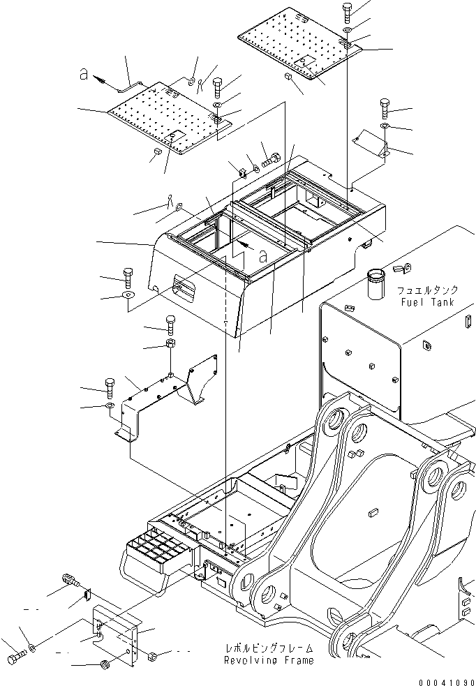 Excavators Komatsu / PC850-8R S/N 60001-UP (W/O EGR)(pc850-1c) / CASE (R.H.)(240180 : M1220-01A0)