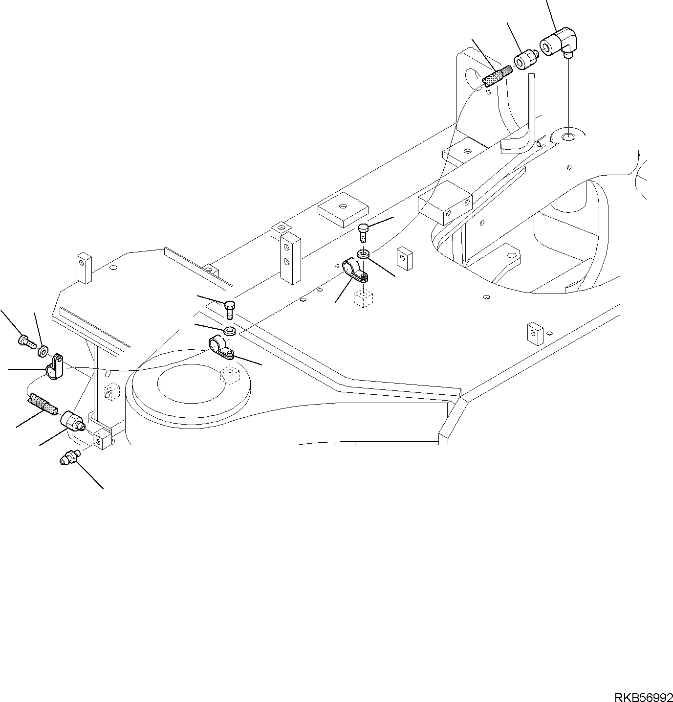 Komatsu parts book diagram for PC88MR-6 S/N F00003 AND UP: LUBRICATING OIL SYSTEM