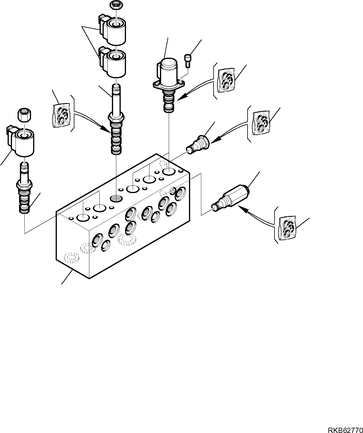Komatsu parts book diagram for PC88MR-6 S/N F00003 AND UP: SERVOCONTROL FEED UNIT (2/2)