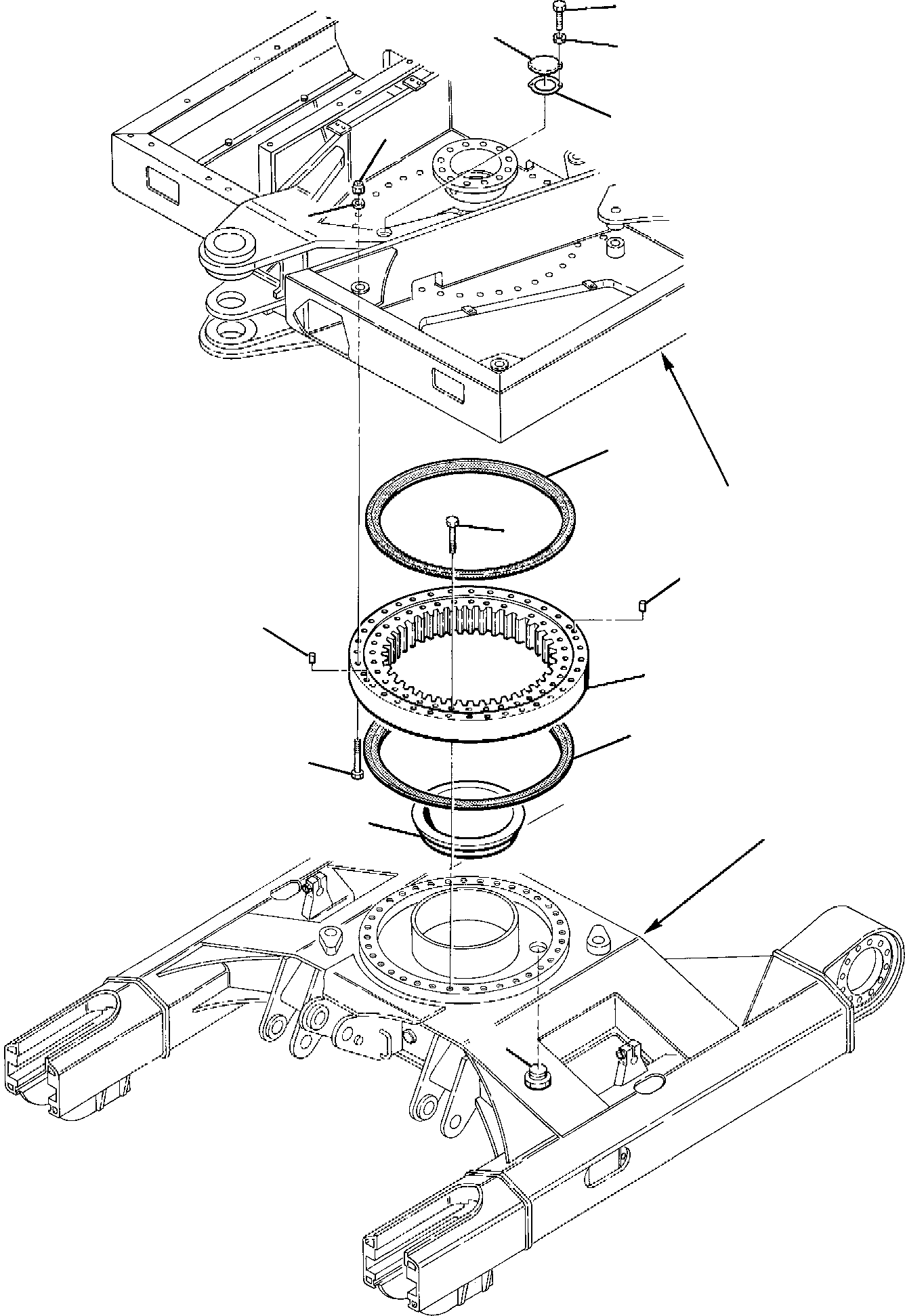 Excavators Komatsu / PC95-1 S/N 5005145-Up(pc95_1) / SWING CIRCLE(C-0010 : 2500)