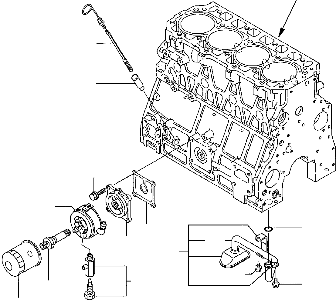 Excavators Komatsu / PC95R-2 USA S/N 21D5200330-Up(pc95ar_a) / LUBRICATING OIL SYSTEM (1/2)(A-0090 : 0301)