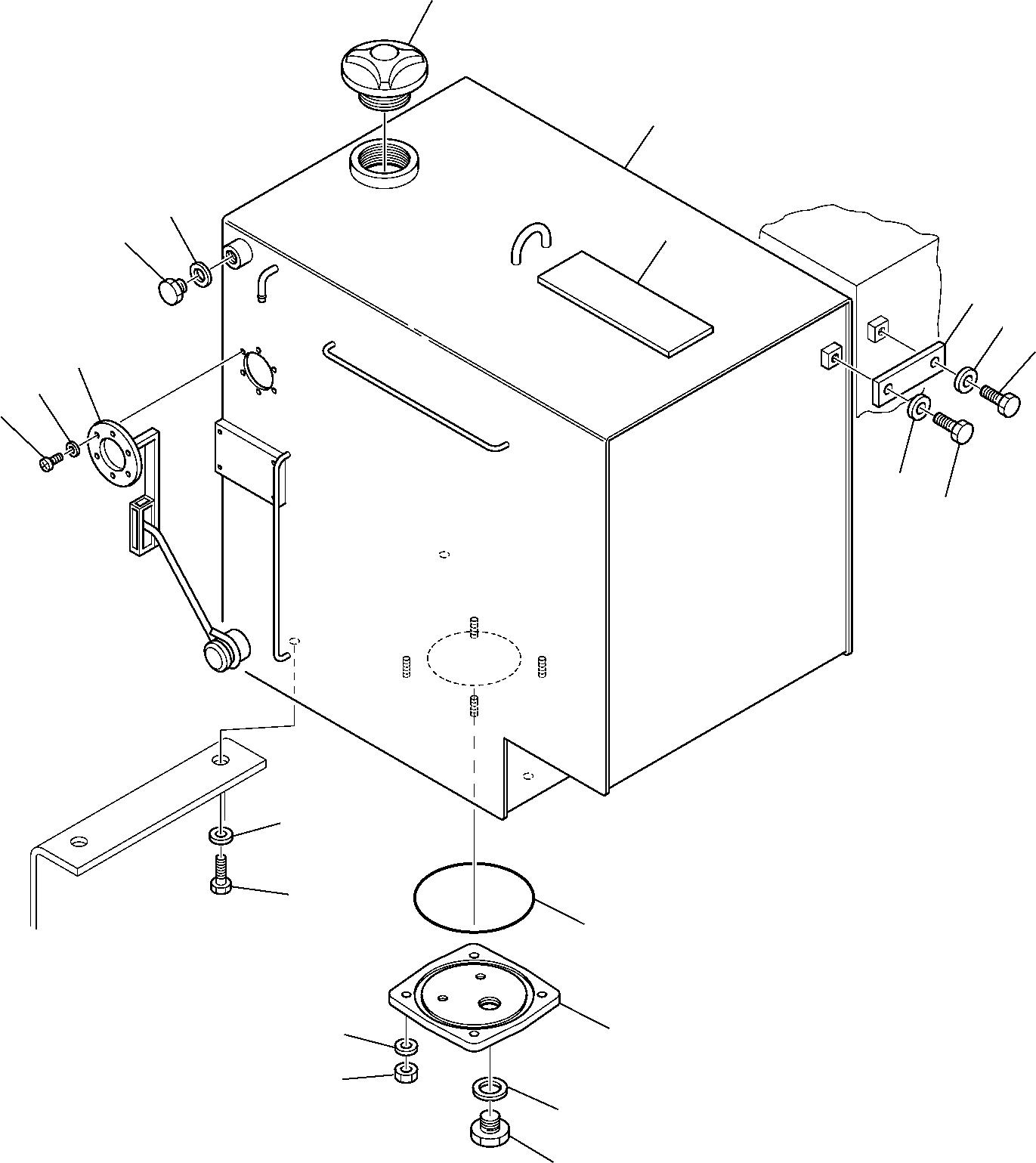 Excavators Komatsu / PC95R-2 USA S/N 21D5200330-Up(pc95ar_a) / FUEL TANK(B-0060 : 1300)