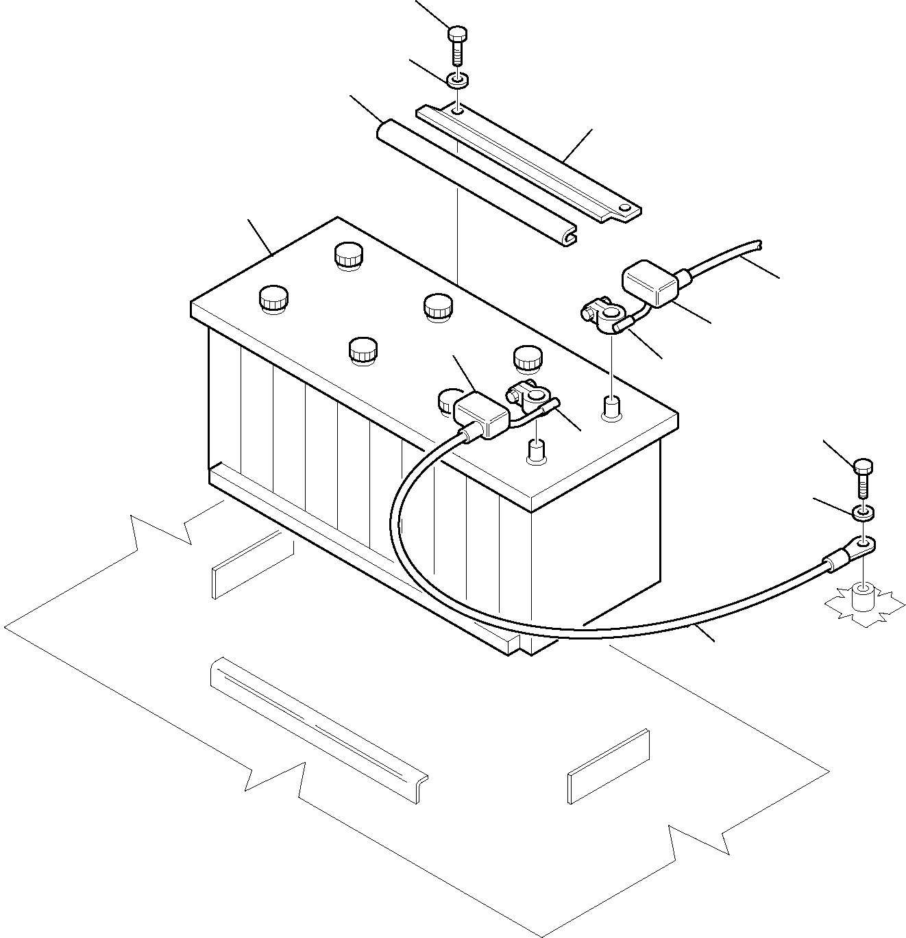 Excavators Komatsu / PC95R-2 USA S/N 21D5200330-Up(pc95ar_a) / BATTERY(B-0090 : 1400)