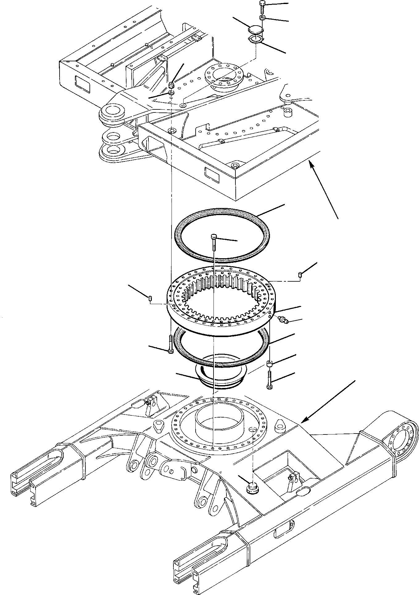Excavators Komatsu / PC95R-2 USA S/N 21D5200330-Up(pc95ar_a) / SWING CIRCLE(C-0010 : 2500)