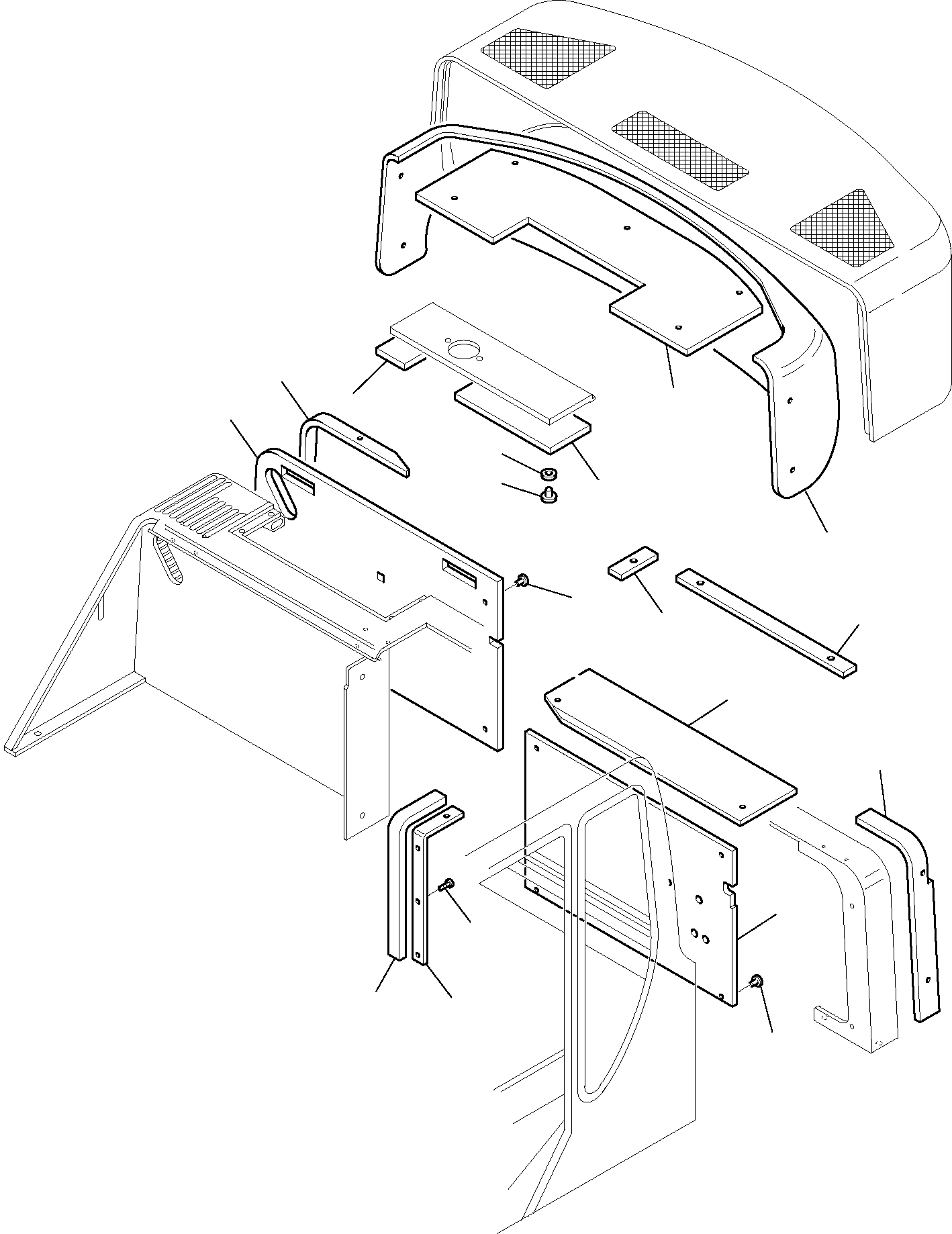 Excavators Komatsu / PC95R-2 USA S/N 21D5200330-Up(pc95ar_a) / SOUND-PROOFING(F-0030 : 5020)