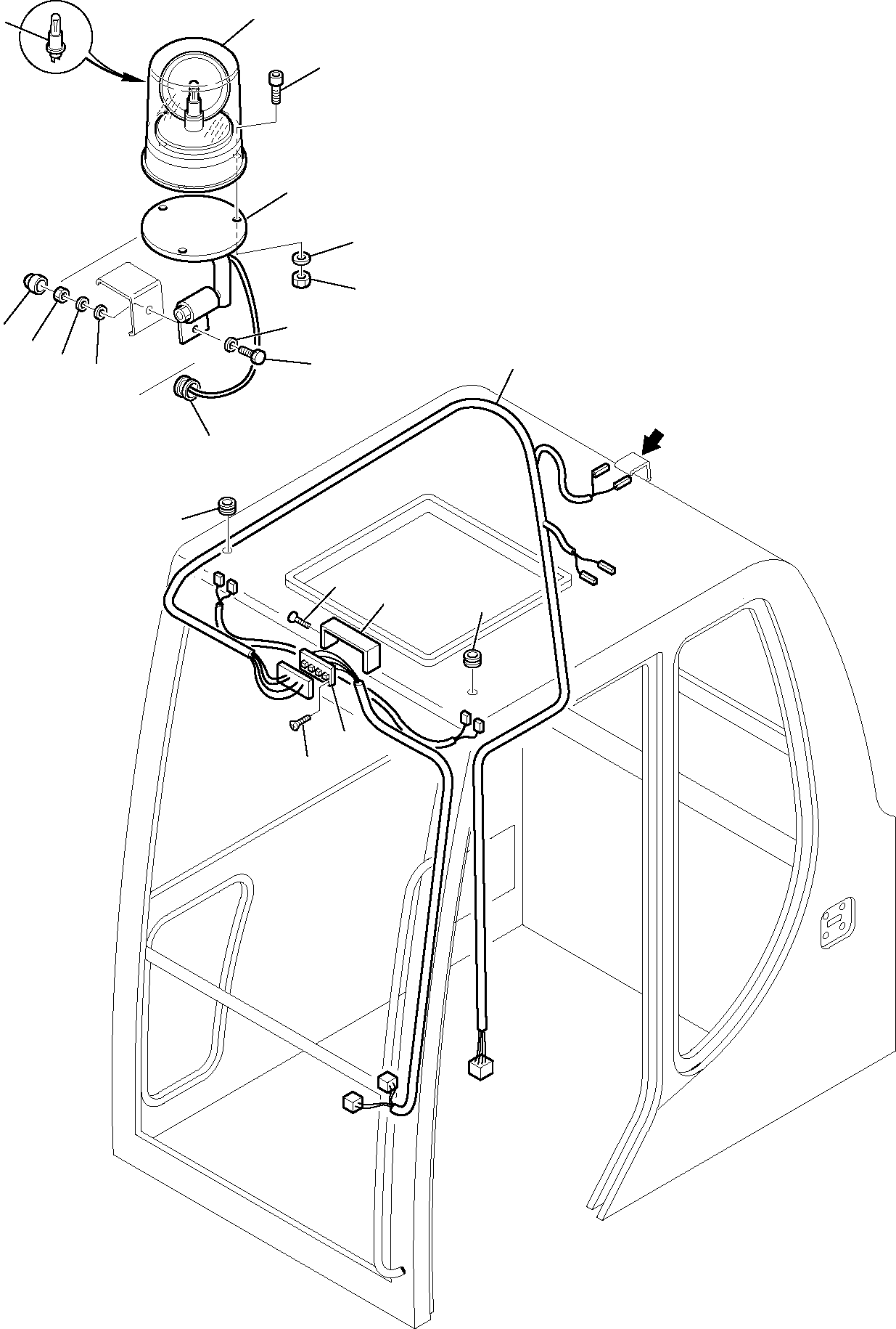 Excavators Komatsu / PC95R-2 USA S/N 21D5200330-Up(pc95ar_a) / ELECTRICAL SYSTEM (OPERATOR
