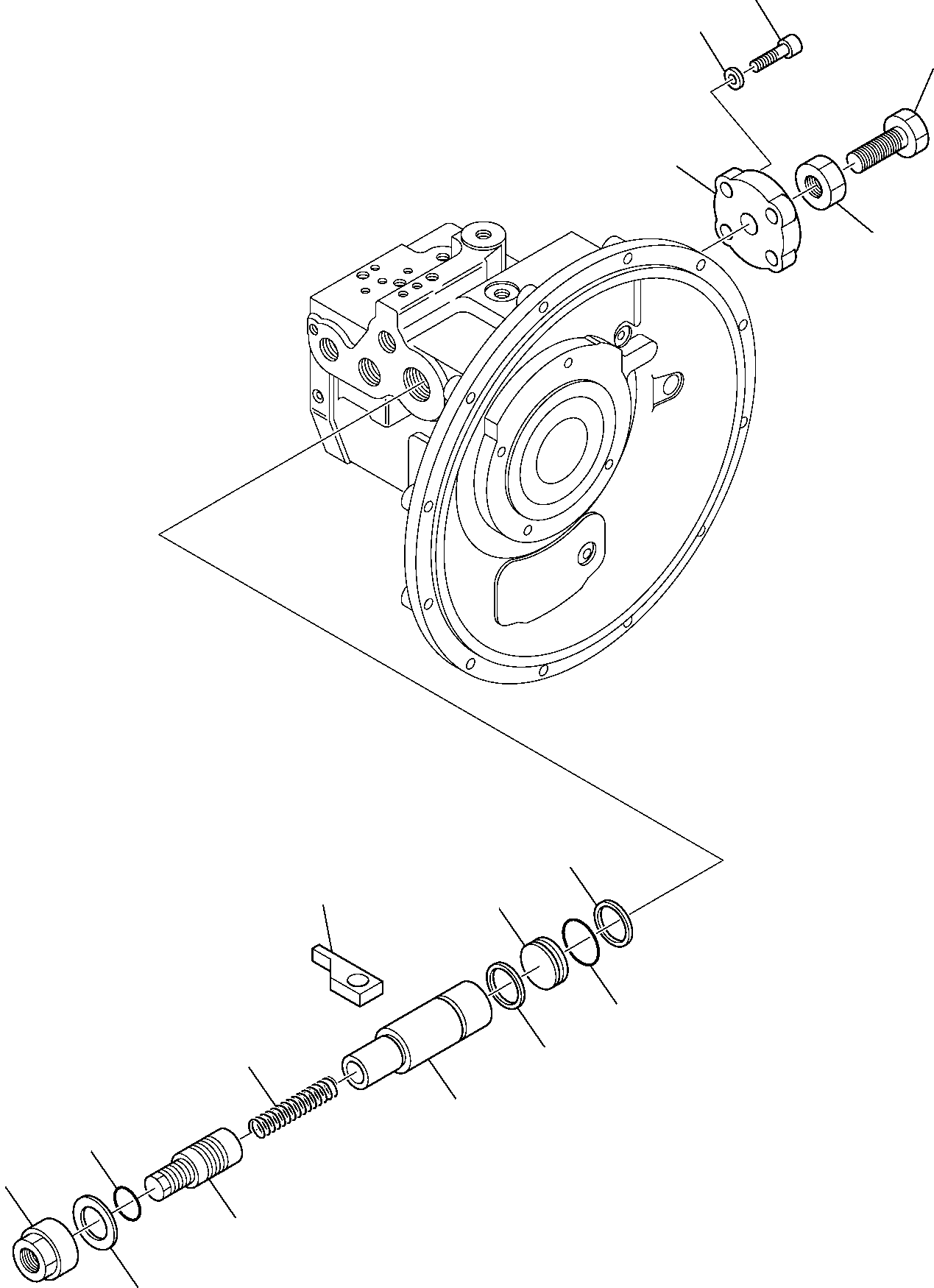 Excavators Komatsu / PC95R-2 USA S/N 21D5200330-Up(pc95ar_a) / HYDRAULIC PUMP (4/9)(G-0050 : 6125)