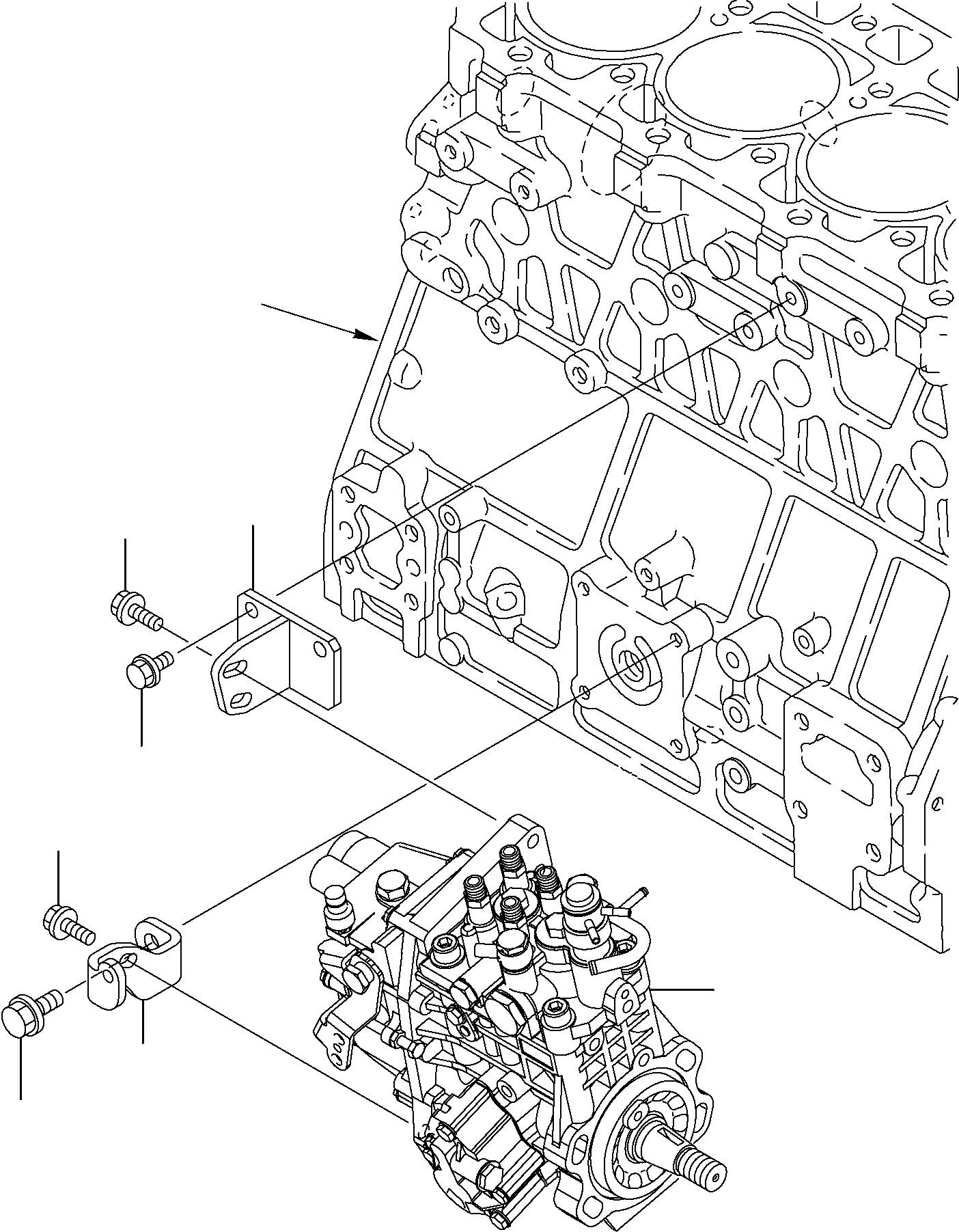 Komatsu parts book diagram for PC95R-2 USA S/N 21D5220114-Up: FUEL INJECTION PUMP