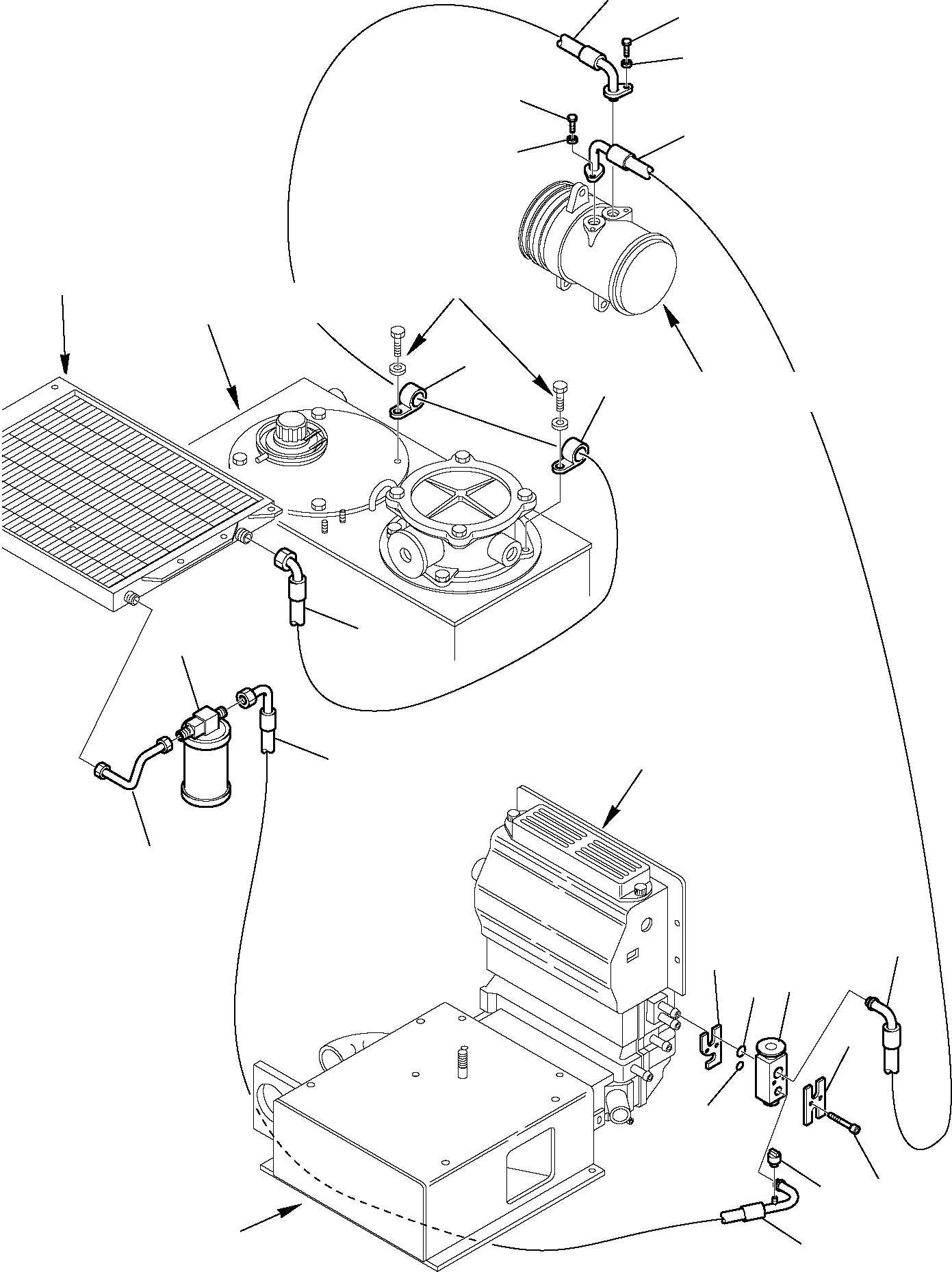 Komatsu parts book diagram for PC95R-2 USA S/N 21D5220114-Up: AIR CONDITIONING SYSTEM (4/7)