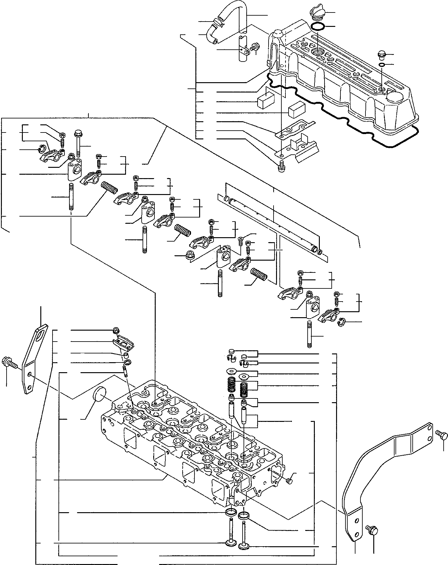 Excavators Komatsu / PC95R-2 S/N 21D5200001-Up(pc95r_2) / CYLINDER HEAD(A-0010 : 0101)