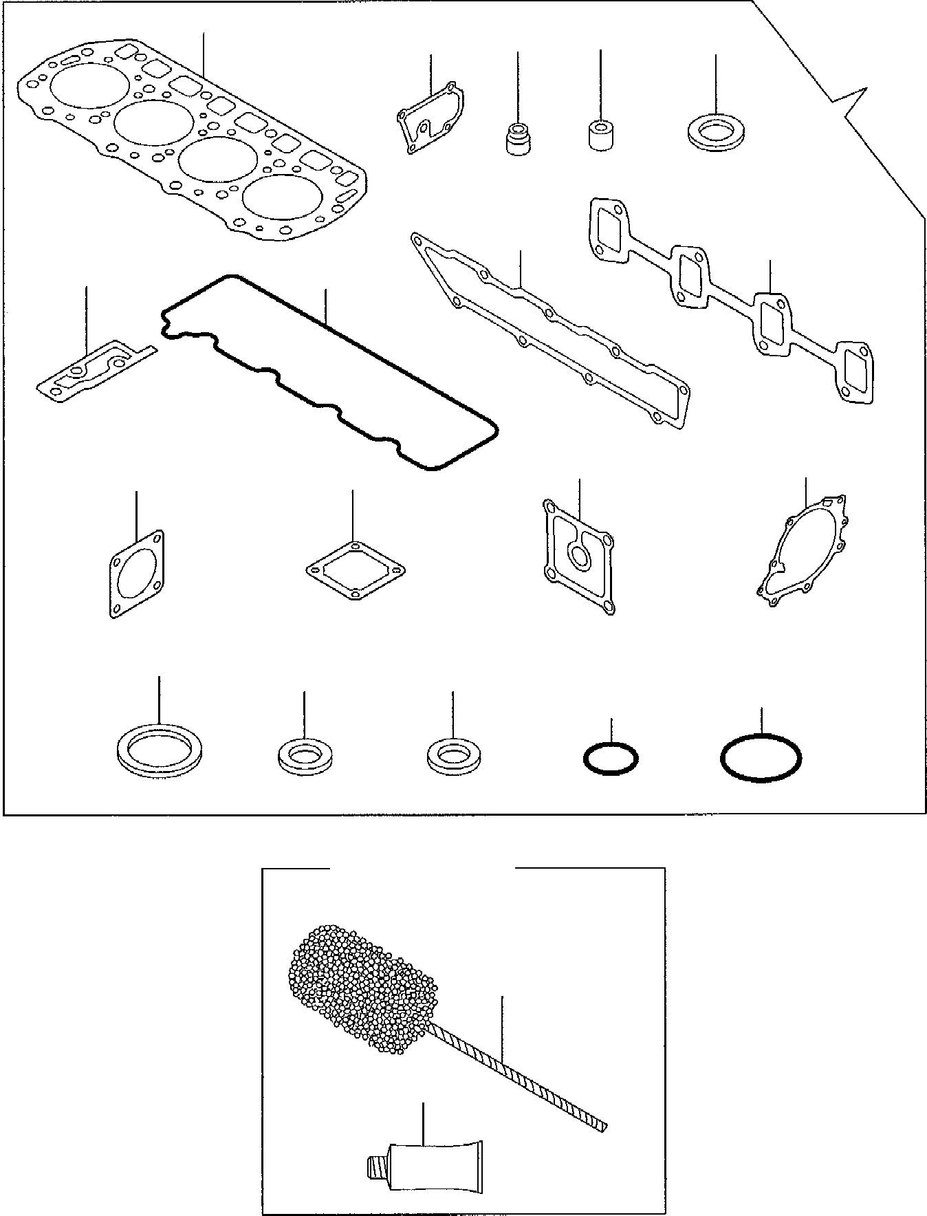 Excavators Komatsu / PC95R-2 S/N 21D5200001-Up(pc95r_2) / GASKET SET(A-0200 : 0902)