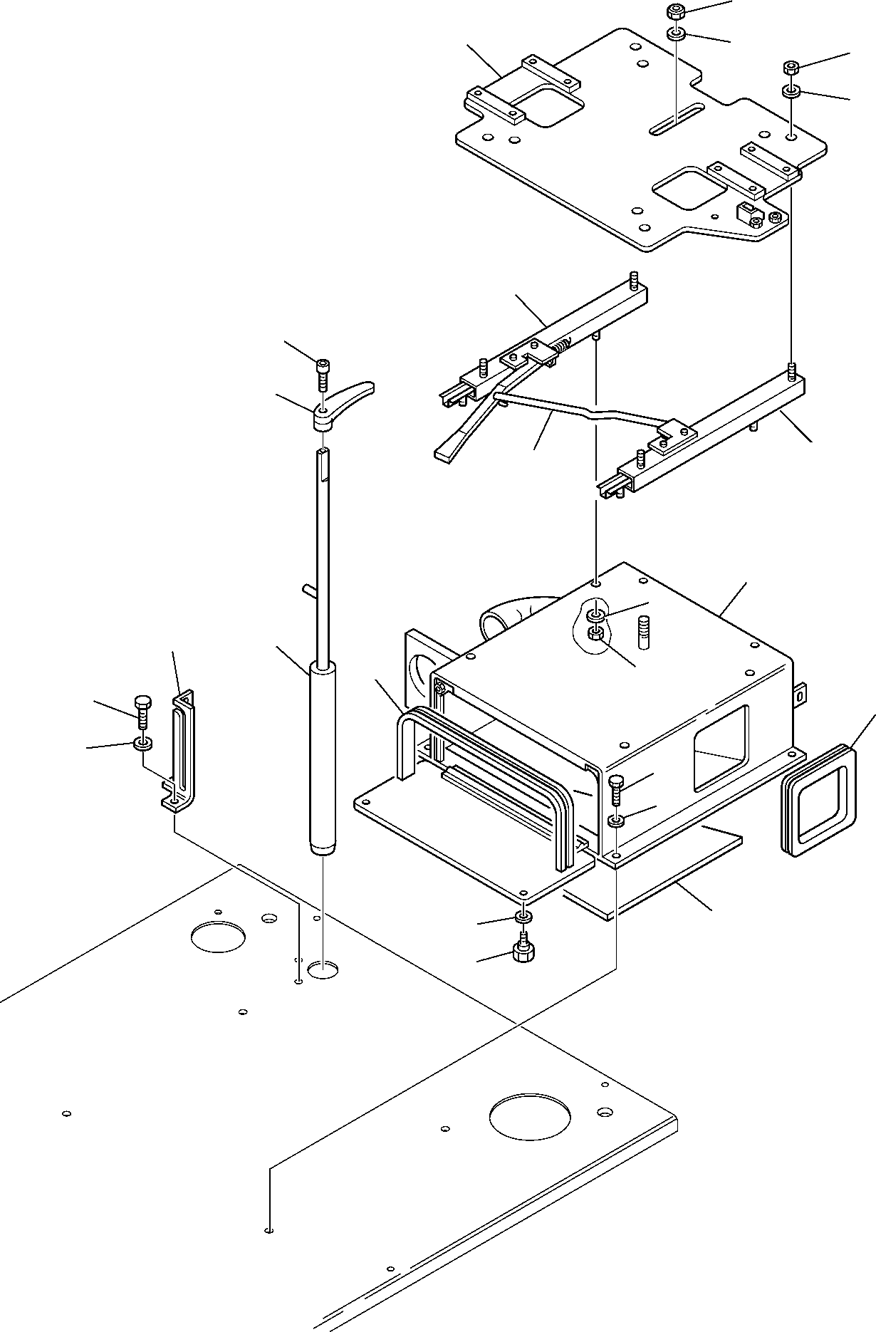 Excavators Komatsu / PC95R-2 S/N 21D5200001-Up(pc95r_2) / FLOOR PLATE (2/2)(F-0060 : 5110)