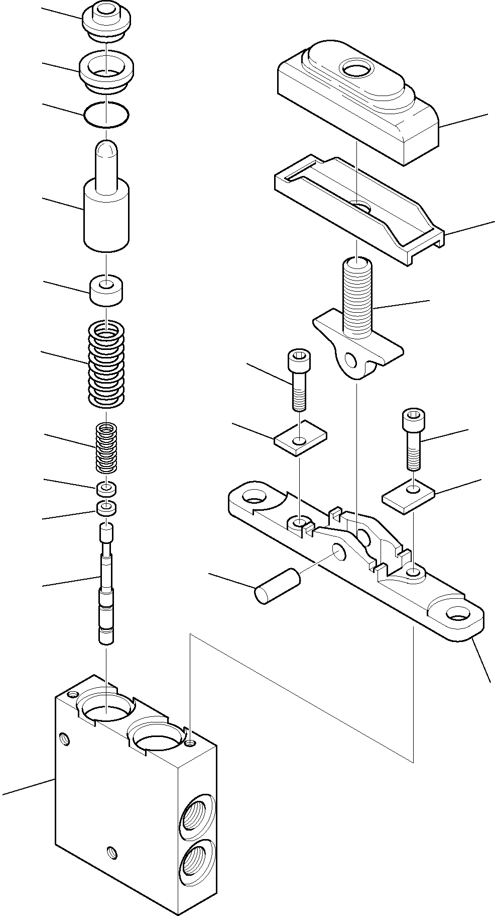 Excavators Komatsu / PC95R-2 S/N 21D5200001-Up(pc95r_2) / PPC VALVE FOR BLADE, BOOM SWING, 2-PIECE BOOM(G-0250 : 6250)