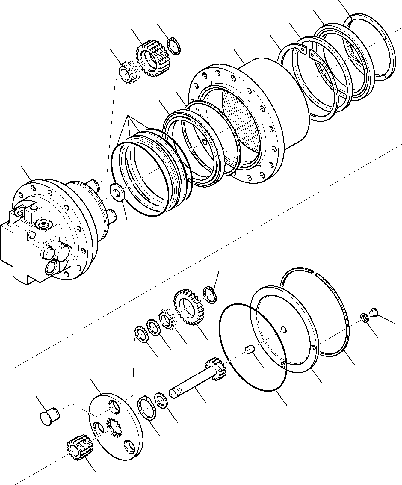 Excavators Komatsu / PC95R-2 S/N 21D5200001-Up(pc95r_2) / FINAL DRIVE(G-0260 : 6300)