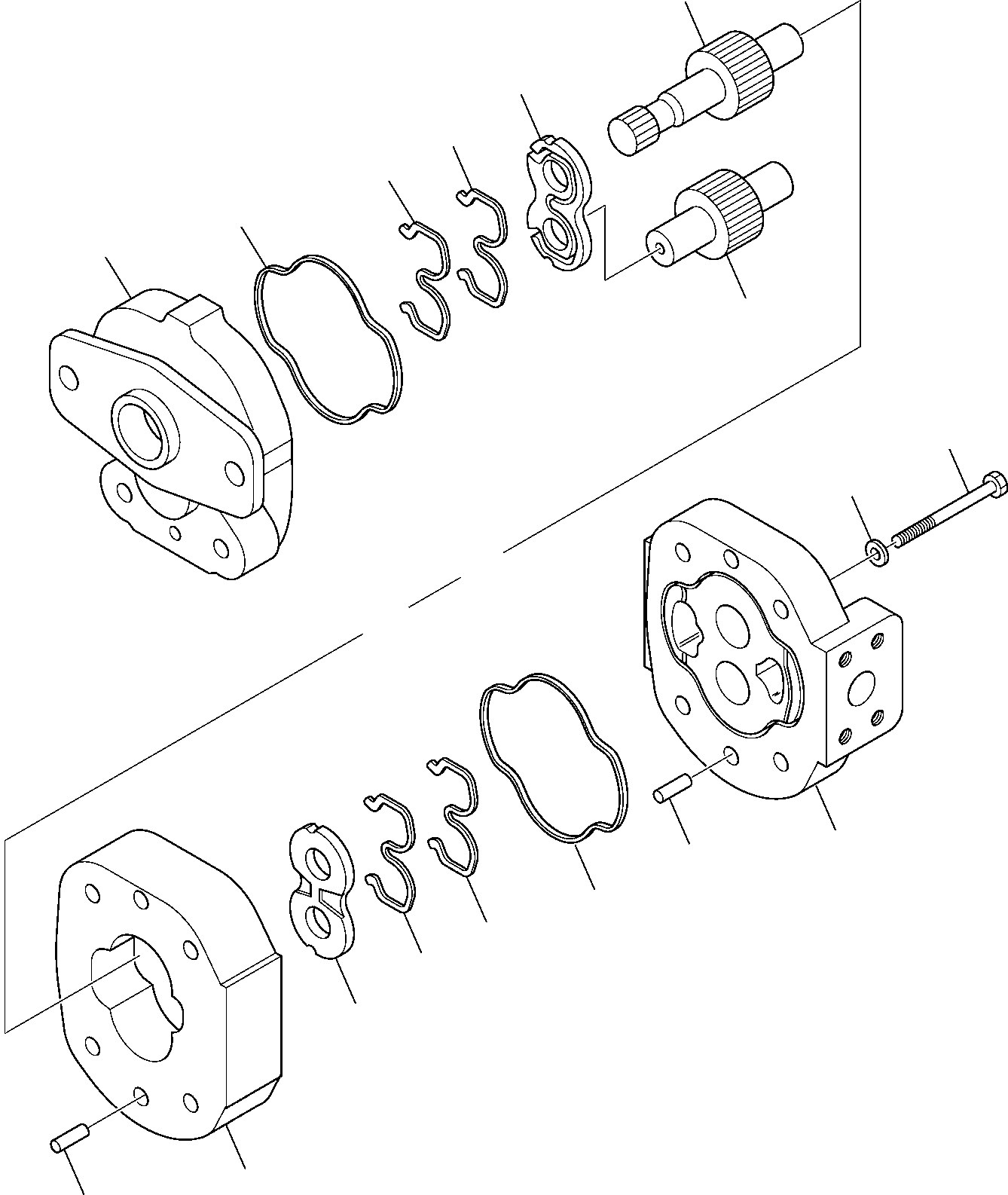 Excavators Komatsu / PC95R-2 S/N 21D5200330-Up(pc95r_2a) / HYDRAULIC PUMP (9/9)(G-0100 : 6150)