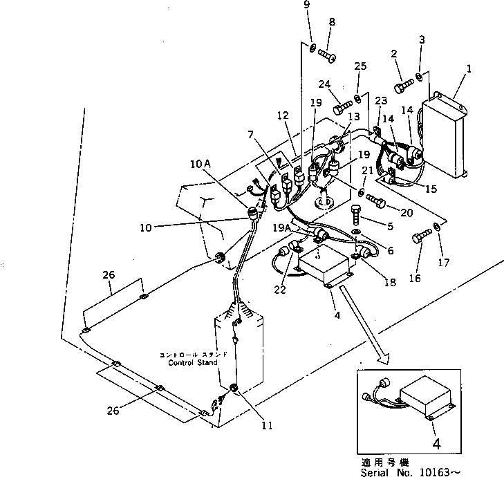 Excavators Komatsu / PF3-1 S/N 10001-UP(pf3-1r) / INSTRUMENT PANEL (3/3)(030130 : 1415)