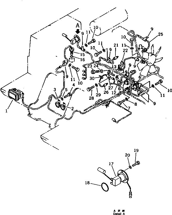 Excavators Komatsu / PF3-1 S/N 10001-UP(pf3-1r) / ELECTRICAL SYSTEM (RELATED PARTS)(030140 : 1431)