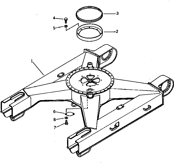 Excavators Komatsu / PF3-1 S/N 10001-UP(pf3-1r) / TRACK FRAME(090010 : 3001)