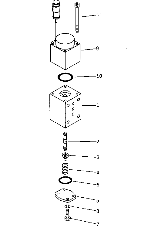 Excavators Komatsu / PF3-1 S/N 10001-UP(pf3-1r) / E.P.C. VALVE(120200 : 4607)