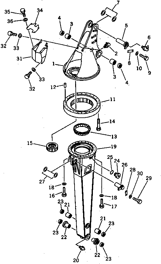 Excavators Komatsu / PF3-1 S/N 10001-UP(pf3-1r) / ARM(210040 : 7005)