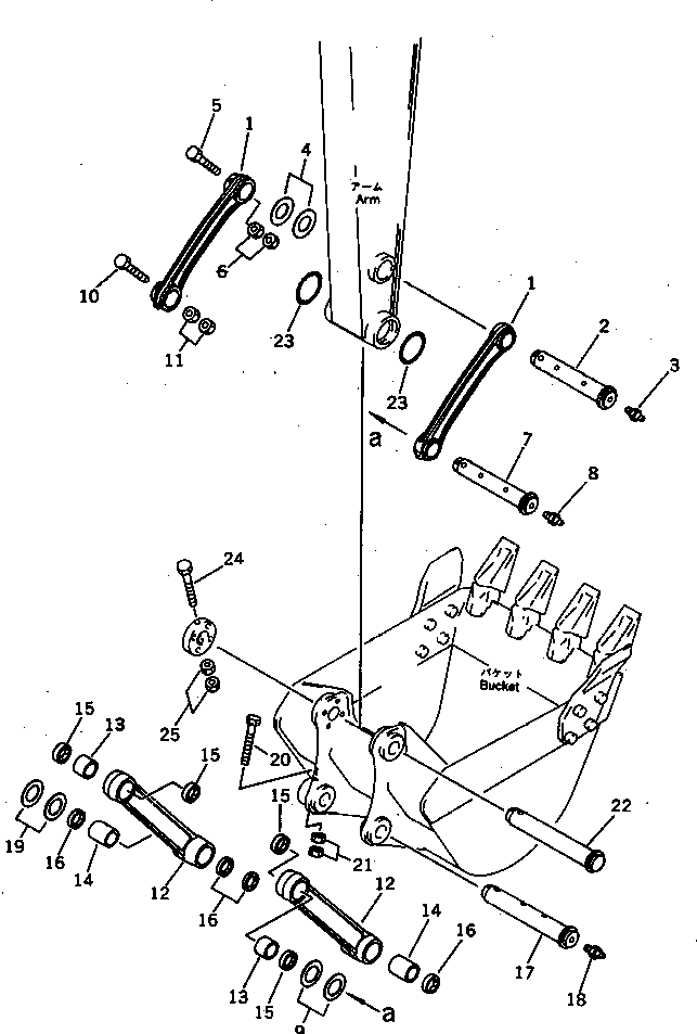 Excavators Komatsu / PF3-1 S/N 10001-UP(pf3-1r) / LINK(#10001-10185)(210050 : 7007)