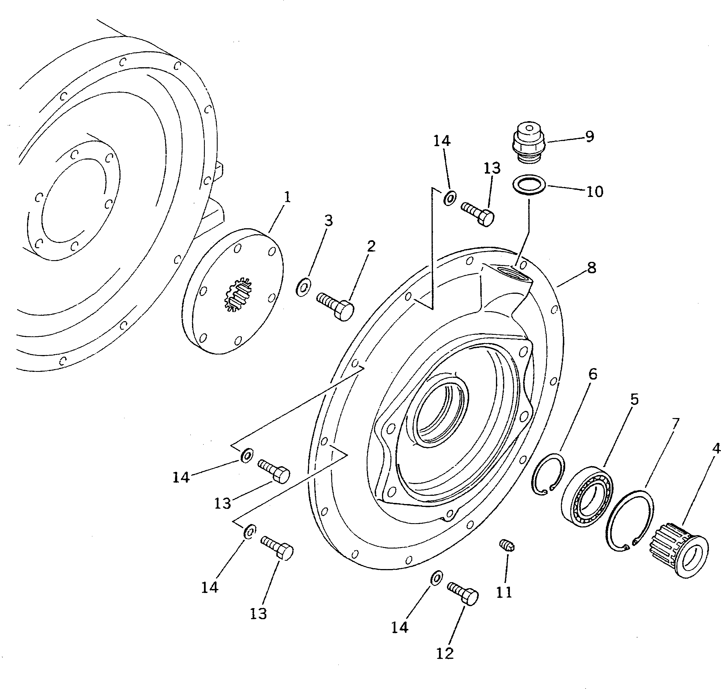 Excavators Komatsu / PW100-3 S/N 1601-UP(pw100-3r) / POWER TAKE OFF(#1601-2934)(030020 : 1011)