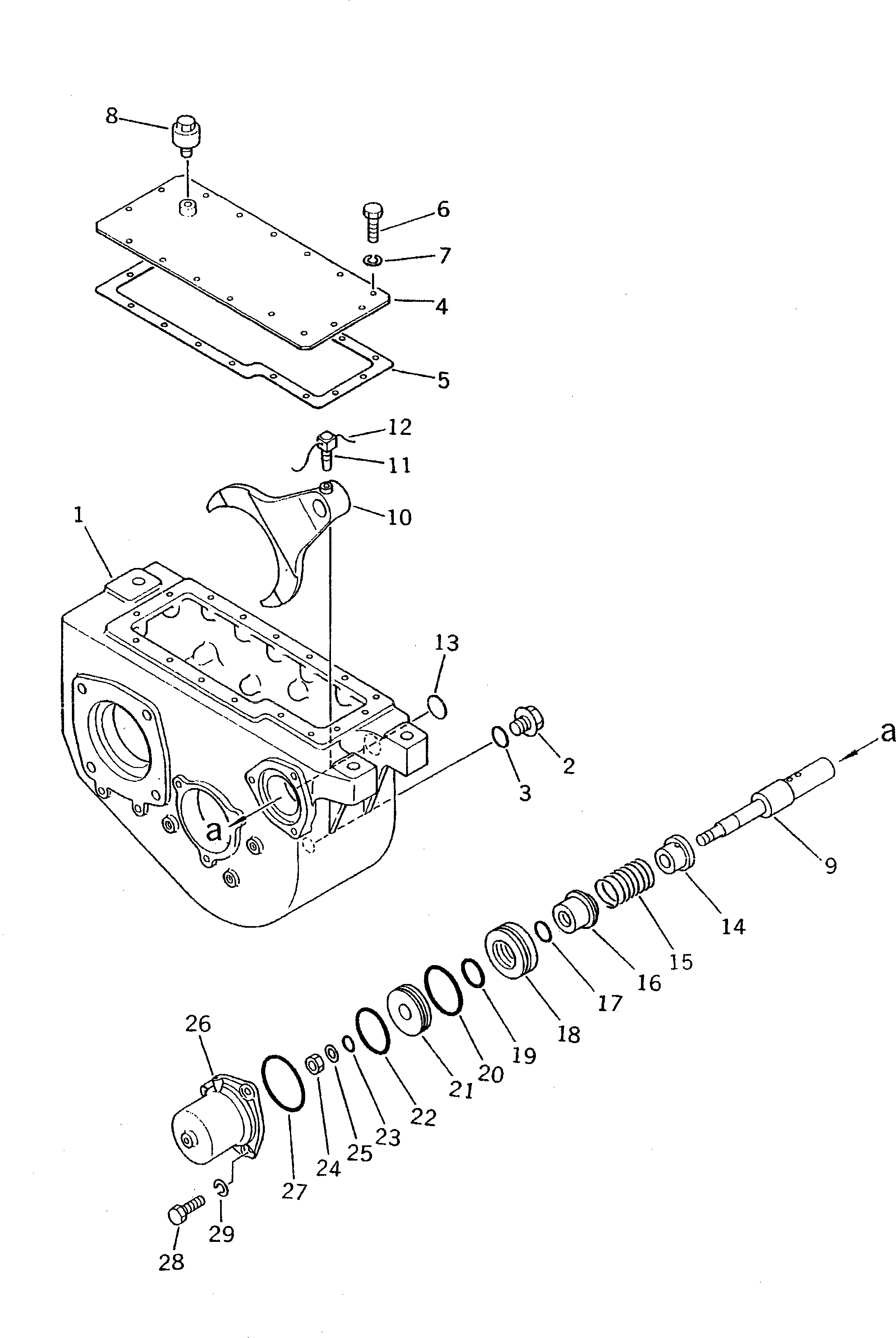 Excavators Komatsu / PW100-3 S/N 1601-UP(pw100-3r) / TRANSMISSION (1/3)(090200 : 3201)