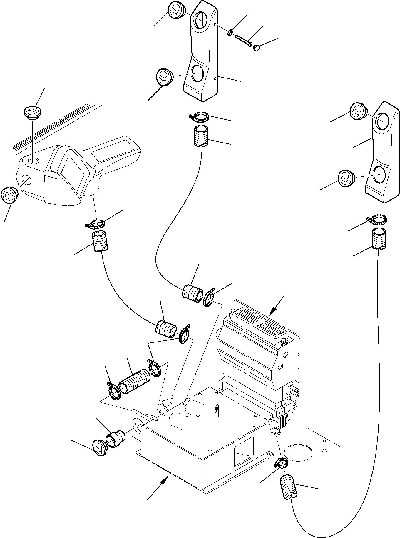 Komatsu parts book diagram for PW110R-1 S/N 2260010001-Up: AIR CONDITIONING SYSTEM (5/7)