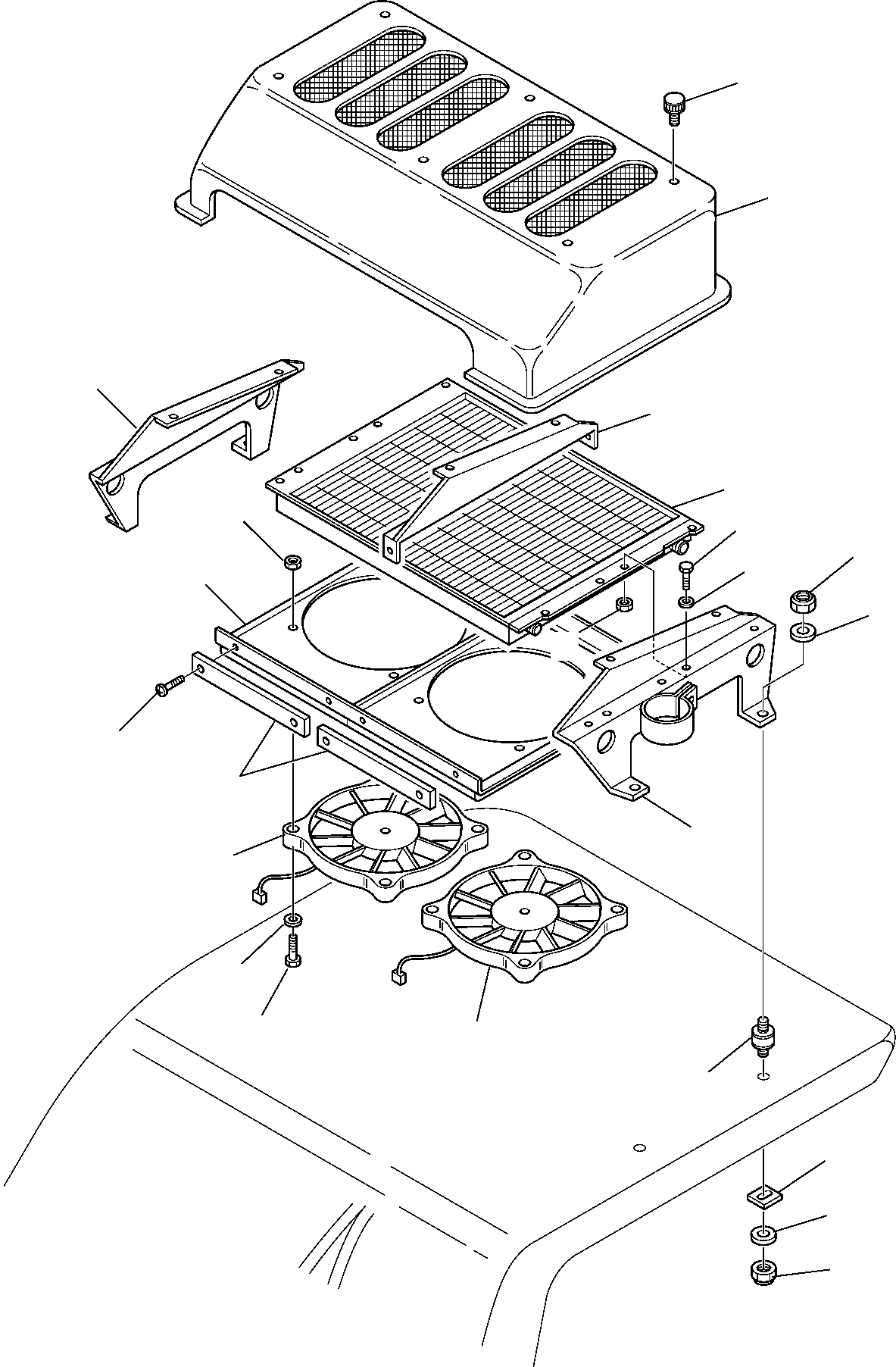 Komatsu parts book diagram for PW110R-1 S/N 2260010001-Up: AIR CONDITIONING SYSTEM (6/7)
