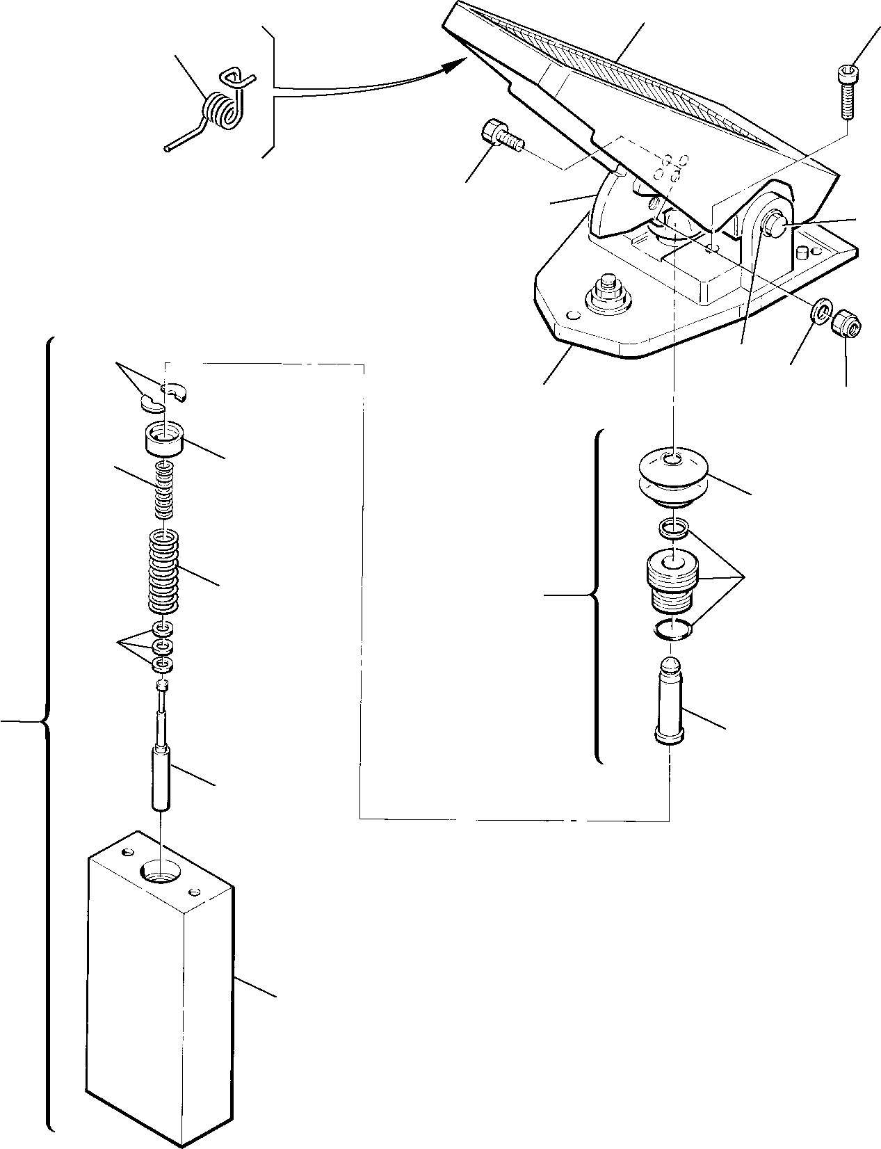 Komatsu parts book diagram for PW110R-1 S/N 2260010001-Up: PPC VALVE (FOR TRAVEL)