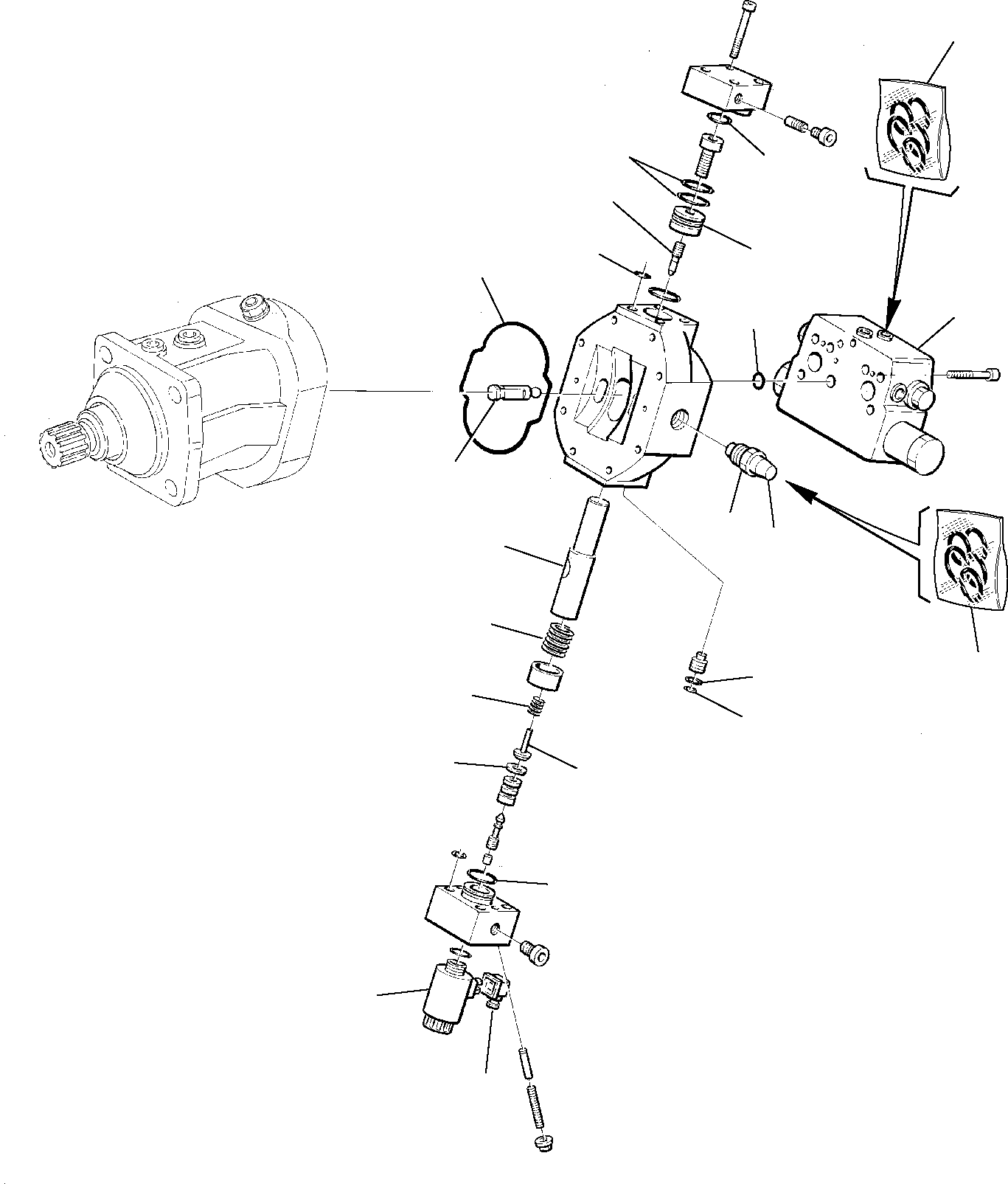 Komatsu parts book diagram for PW110R-1 S/N 2260010001-Up: TRAVEL MOTOR (2/2)