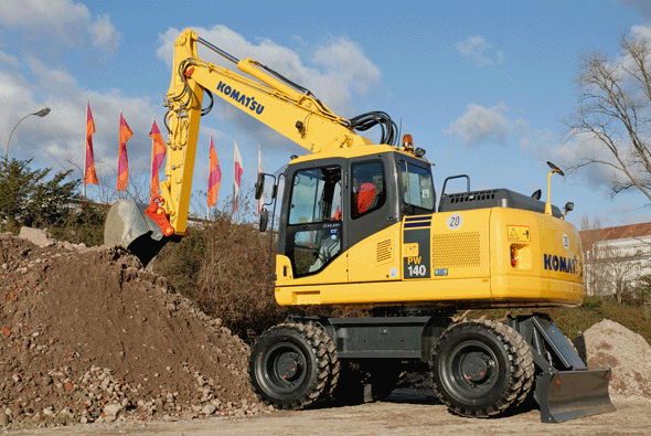 Excavators Komatsu / PW140-7 S/N H55051-UP(pw140_7h)