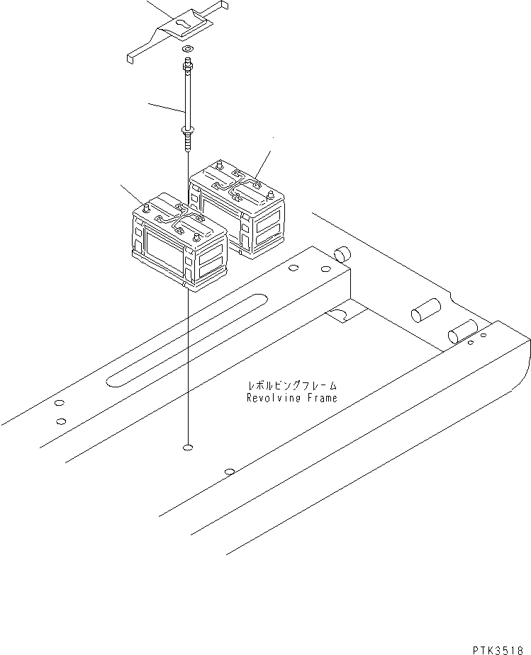 Excavators Komatsu / PW170ES-6K S/N K30001-UP(pw170e0u) / BATTERY (DRY TYPE)(120010 : E0100-01A0)