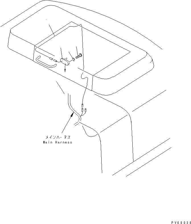 Excavators Komatsu / PW170ES-6K S/N K30001-UP(pw170e0u) / ENGINE ROOM LAMP(#K32001-)(120250 : E0315-01A0A)