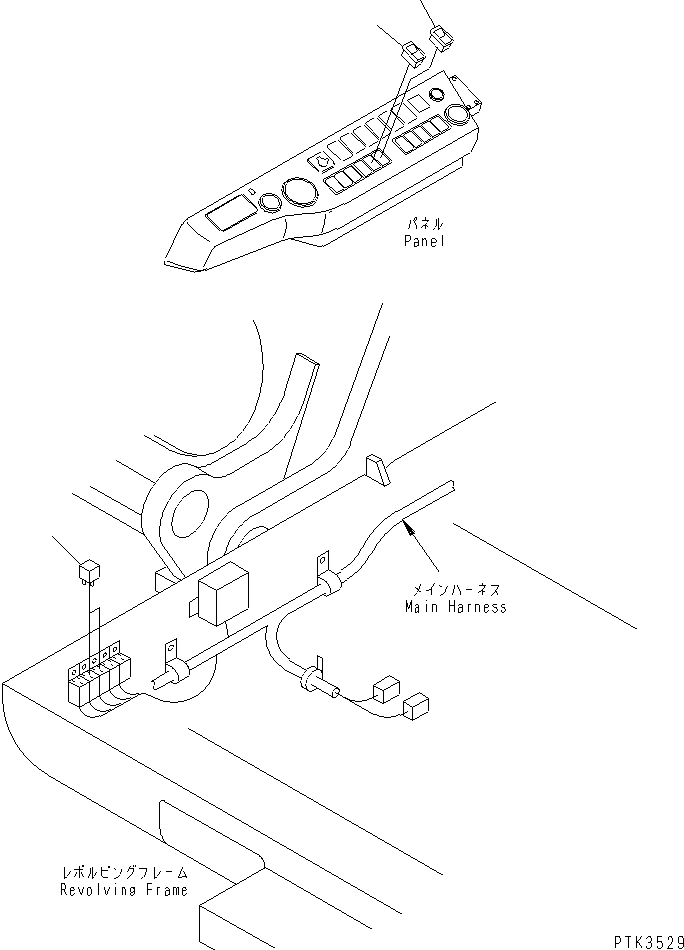 Excavators Komatsu / PW170ES-6K S/N K30001-UP(pw170e0u) / RELAY AND SWITCH (FOR FOUR OUTRIGGER)(#K30001-K31999)(120260 : E0320-01A0)