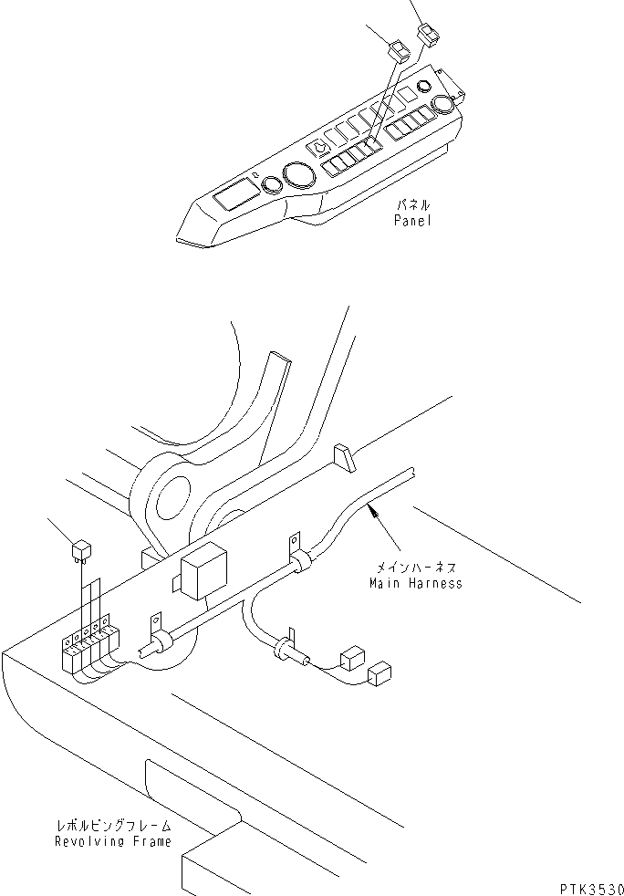 Excavators Komatsu / PW170ES-6K S/N K30001-UP(pw170e0u) / RELAY AND SWITCH (FOR REAR DOZER OR FRONT OUTRIGGER)(#K30001-K31999)(120300 : E0320-01A2)