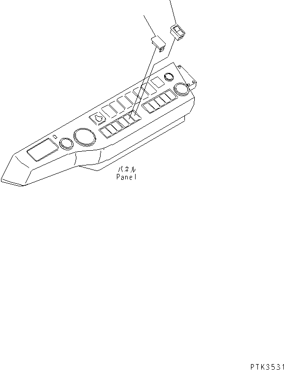 Excavators Komatsu / PW170ES-6K S/N K30001-UP(pw170e0u) / SWITCH (FOR REAR DOZER)(#K30001-K31999)(120320 : E0320-01A3)