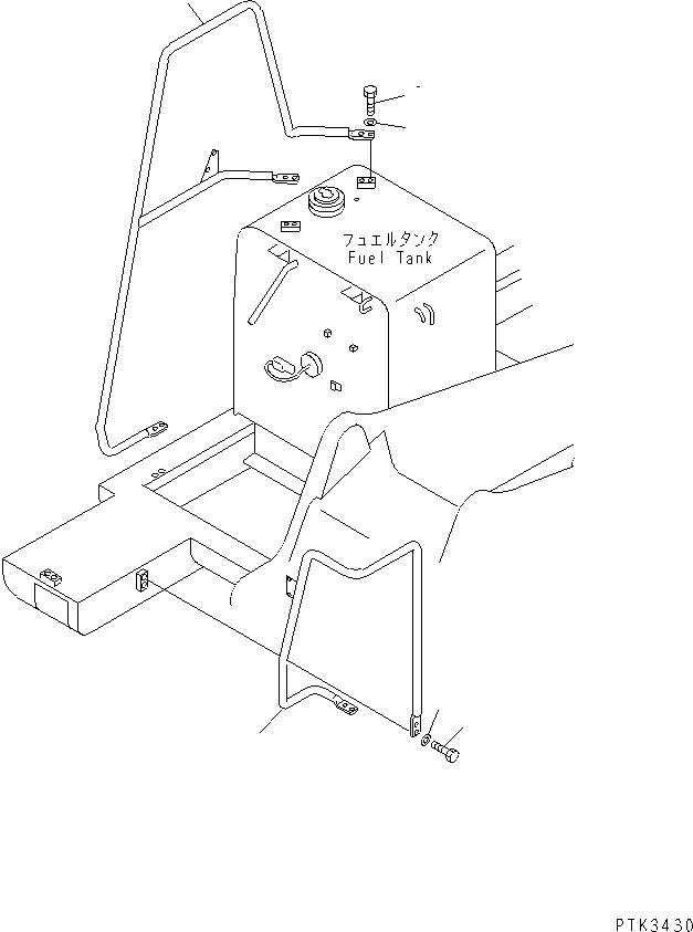 Excavators Komatsu / PW170ES-6K S/N K30001-UP(pw170e0u) / HAND RALL(#K30001-K30258)(270250 : M1310-01A0)