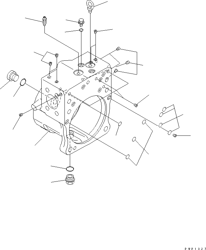 Excavators Komatsu / PW220-7K-KA S/N K40001-UP(pw220-0u) / MAIN PUMP (6/11)(540110 : Y1600-06A0)