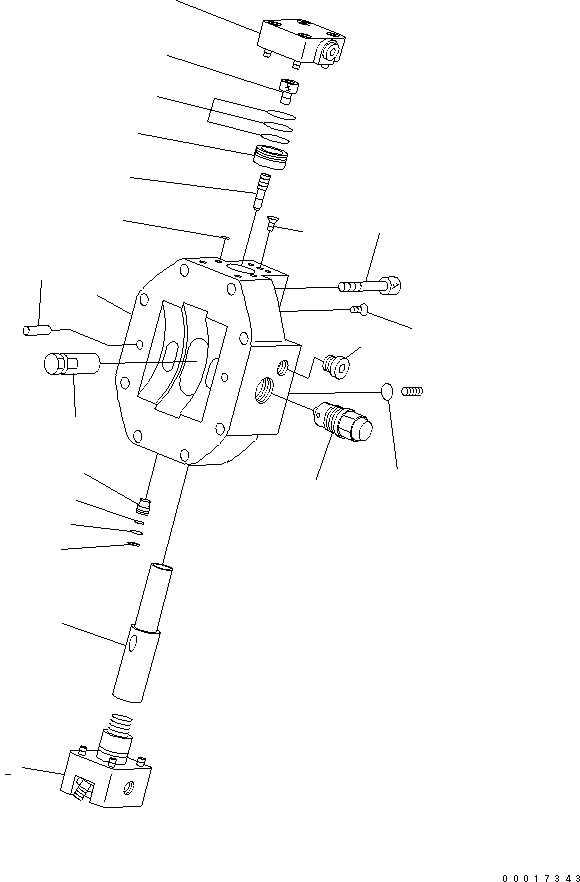 Excavators Komatsu / PW220-7K-KA S/N K40001-UP(pw220-0u) / TRAVEL MOTOR (3/5)(540290 : Y1641-03A0)