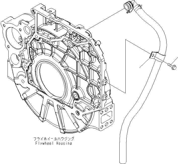 Komatsu parts book diagram for PW220-7E0 S/N H65051-UP: BREATHER RELATED PARTS