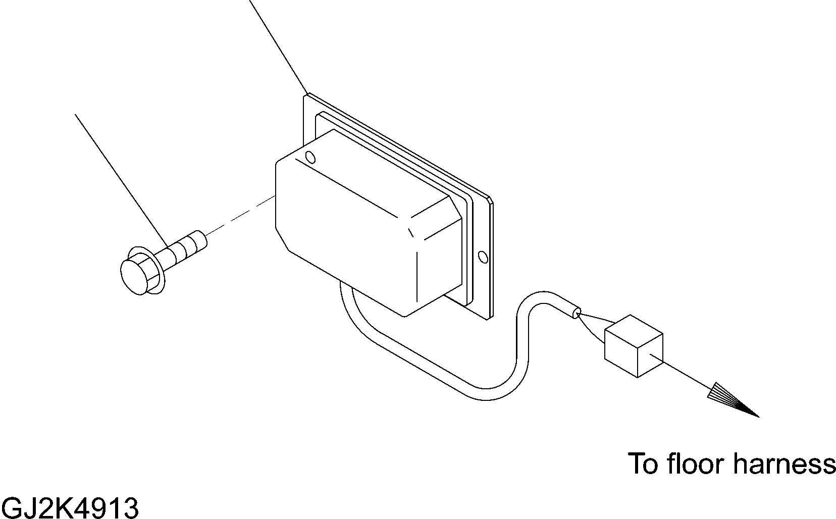 Komatsu parts book diagram for PW220-7E0 S/N H65051-UP: OPERATORґS CAB (12V CONVERTER)