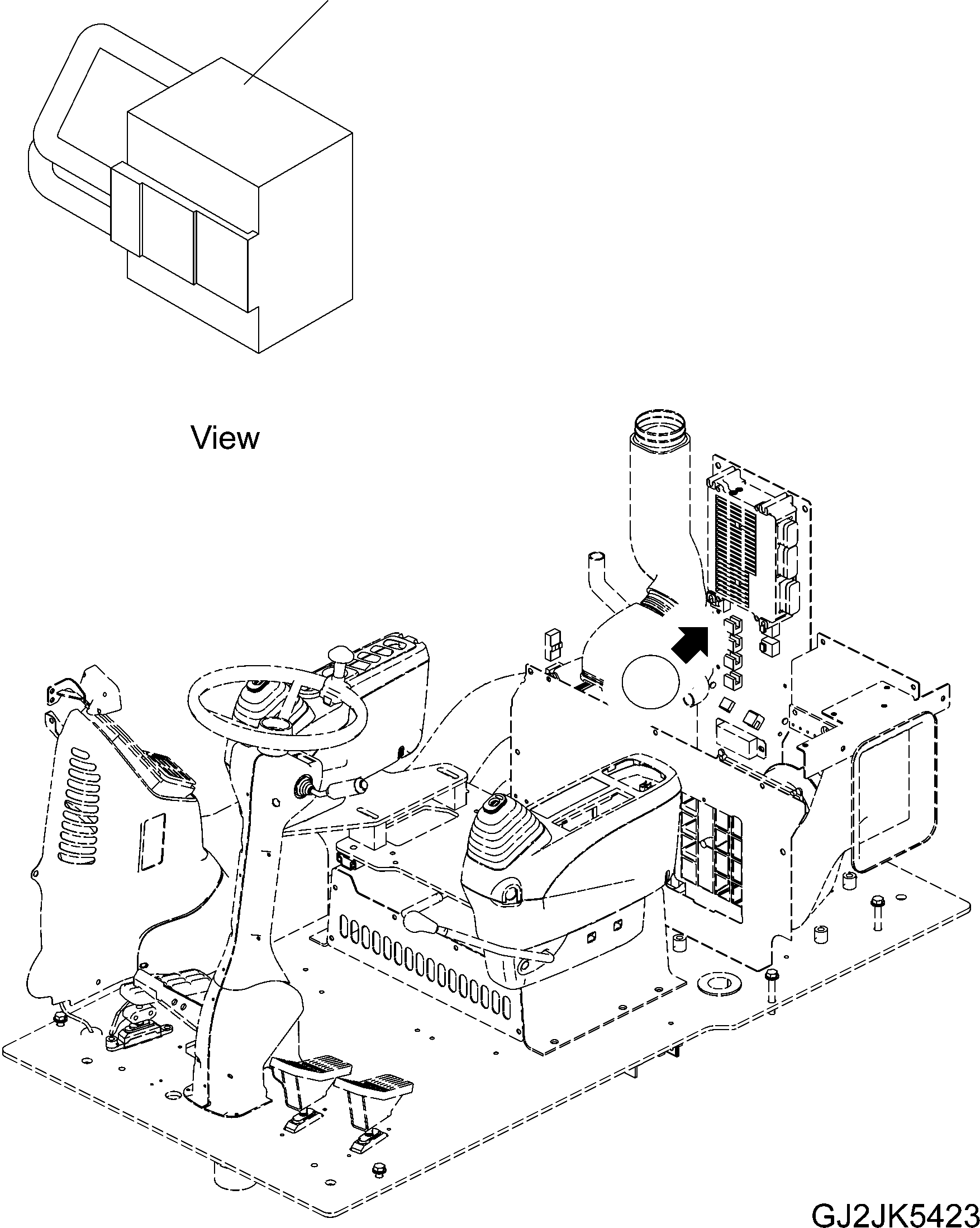Komatsu parts book diagram for PW220-7E0 S/N H65051-UP: SELECT SWITCH (EXCEPT D, A AND F)